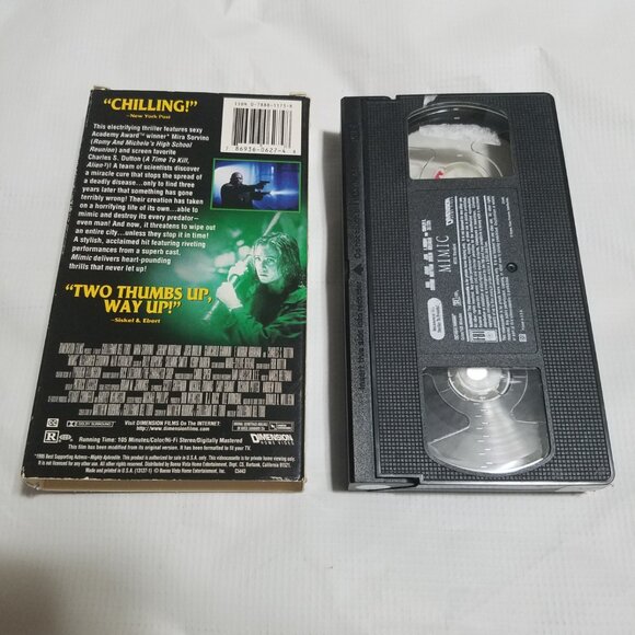 Mimic VHS Tape Mira Sorvino Jeremy Northam Josh Brolin Horror - Bundle & Save - Picture 2 of 2